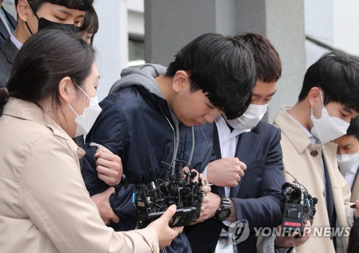 ‘조주빈 공범 부따’ 강훈 얼굴 공개···“진심으로 사죄” / 사진=연합뉴스