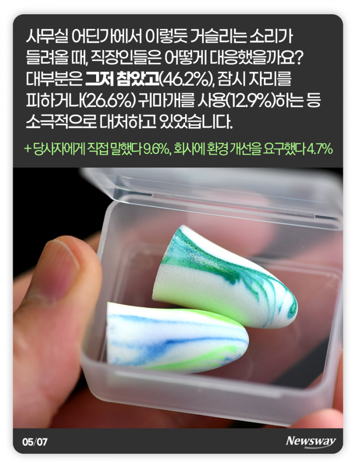 이 소리는 사무실에서 스트레스를 부르는 소리입니다 기사의 사진