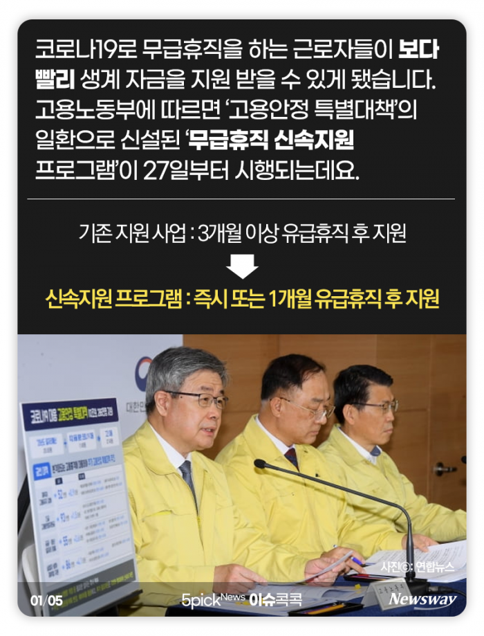 무급휴직자 최대 150만원 지원···신청 요건은? 기사의 사진