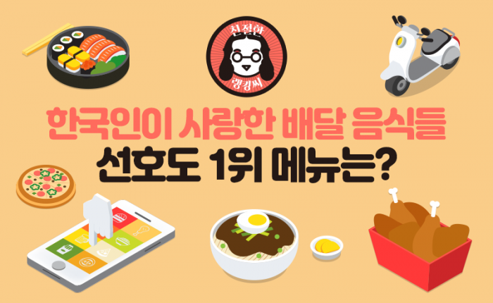 한국인이 사랑한 배달 음식들···선호도 1위 메뉴는? 기사의 사진