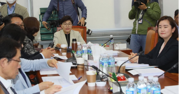 국회 환경노동위원회 고용노동소위원회 전체회의. 사진=연합뉴스 제공