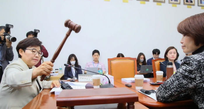 국회 환경노동위원회 고용노동소위원회 전체회의. 사진=연합뉴스 제공