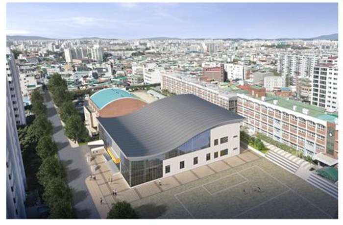 반다비 복합체육센터 조감도
