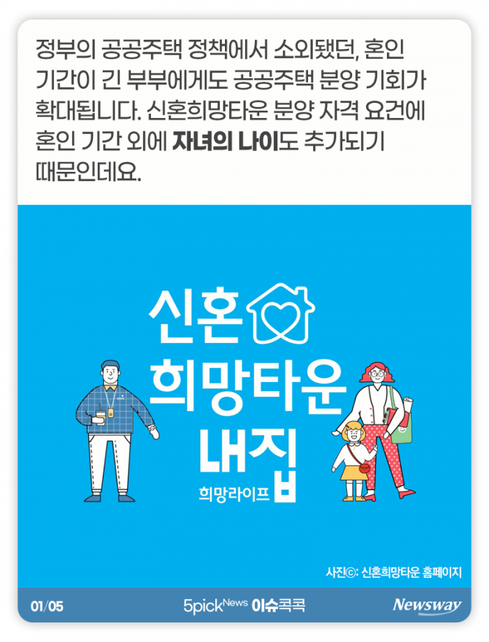 ‘신혼’희망타운, 이제 ‘신혼’ 아니어도 된다고? 기사의 사진
