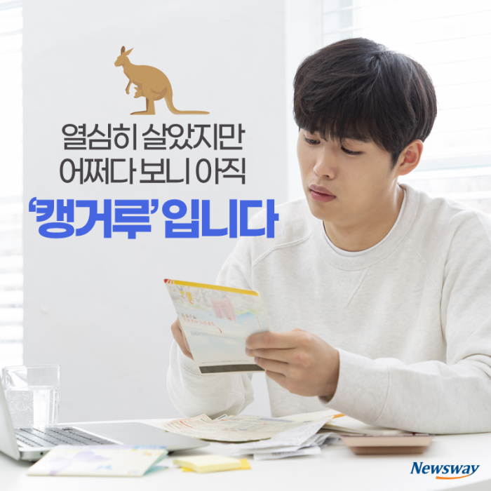 열심히 살았지만 어쩌다 보니 아직 ‘캥거루’입니다 기사의 사진