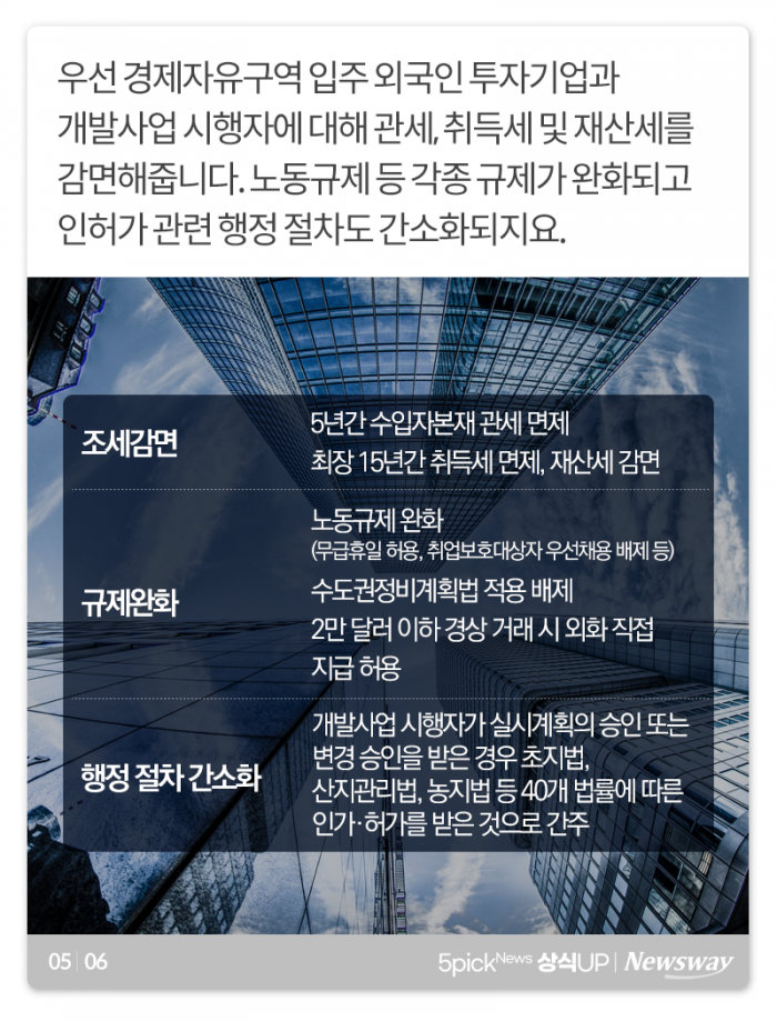 ‘경제자유구역’이 되면 뭐가 좋을까 기사의 사진