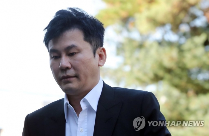 억대 원정도박 혐의를 받는 양현석 전 YG엔터테인먼트 대표. 사진=연합뉴스 제공