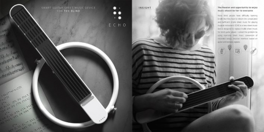‘2020 Spark:Spring Student 은상 수상작 ‘ECHO’ 시각장애인을 위한 스마트 기타 악보 디바이스