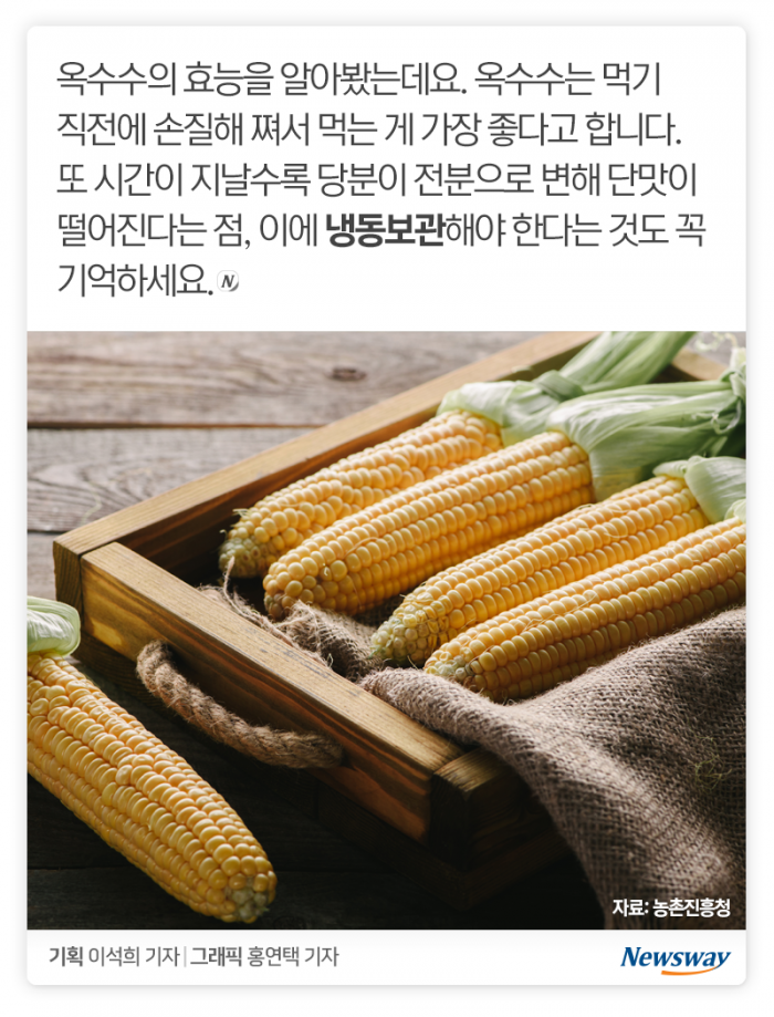 여름철 최고의 간식이 ‘옥수수’인 이유 기사의 사진