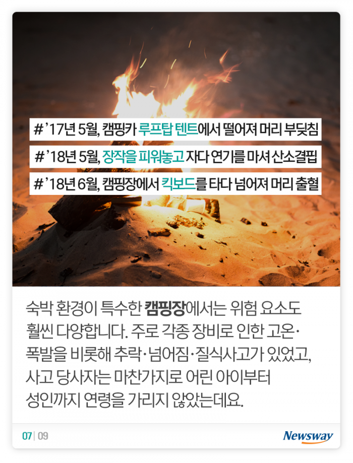 코로나 피해 떠난 호캉스·캠핑···그래도 이건 조심하세요 기사의 사진