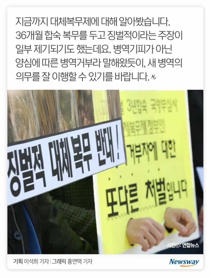 병역거부자들이 ‘양심’을 되찾는 법 기사의 사진