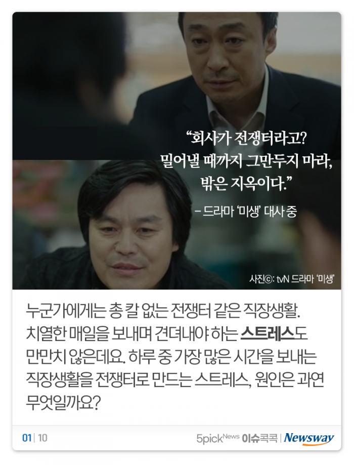 n년차 직장인의 1순위 스트레스, 일도 돈도 아닌 ‘이것’ 기사의 사진