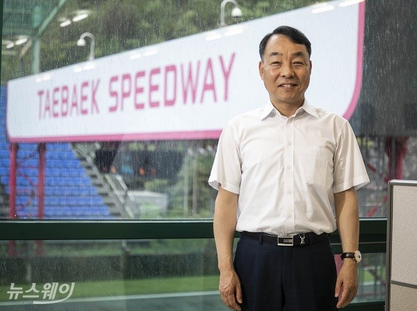 정영신 태백스피드웨이 대표이사 사장. 사진=한국모터스포츠기자협회 제공