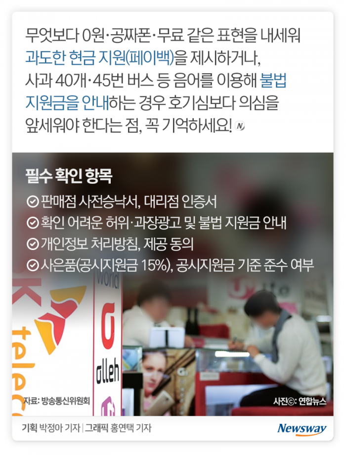 ‘선입금 시 단말기가 무료’···공짜폰 사기 주의보 기사의 사진