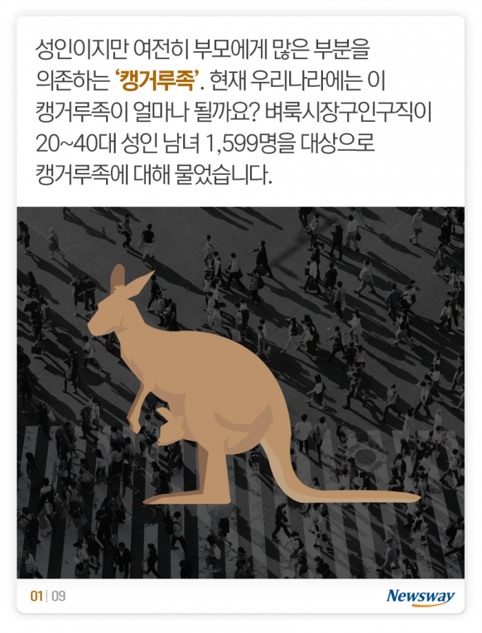불혹의 캥거루들 ‘홀로서기 어렵네’ 기사의 사진
