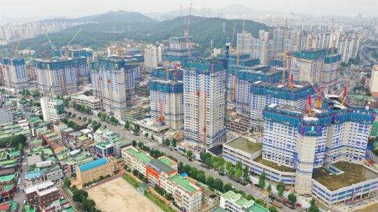 더샵 부평 공공지원민간임대 건설현장