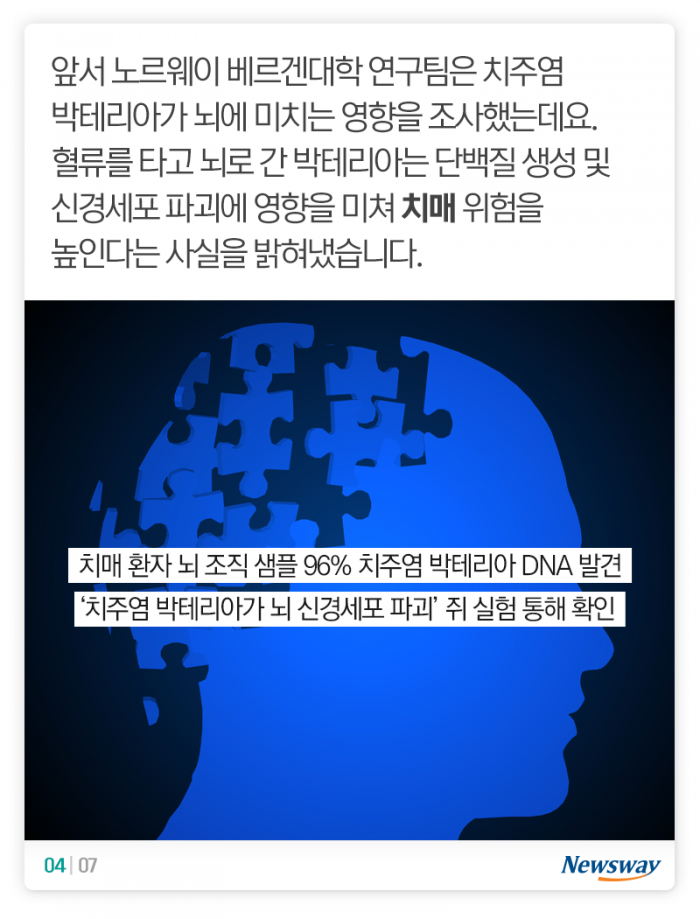 양치질이 건강에 미치는 의외의 영향 기사의 사진