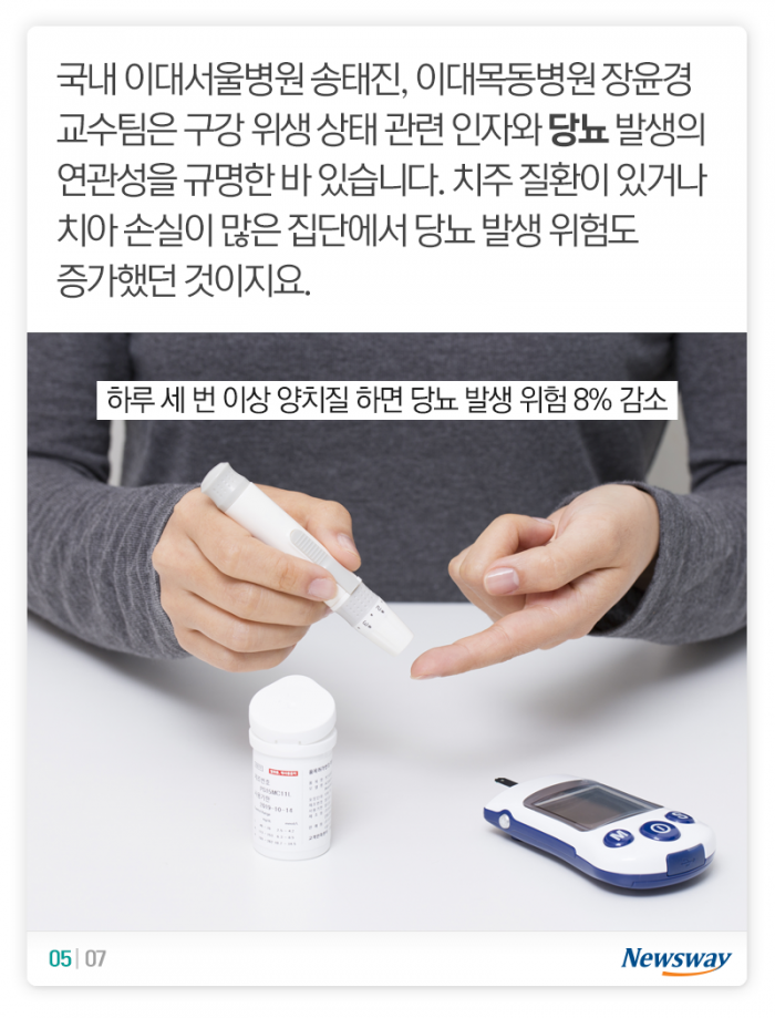 양치질이 건강에 미치는 의외의 영향 기사의 사진