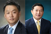 삼표그룹은 경영전략실장(CSO)에 박장원 사장(오른쪽)을, 경영지원실장(CFO)에 김옥진 사장(왼쪽)을 영입했다. 사진=삼표그룹 제공