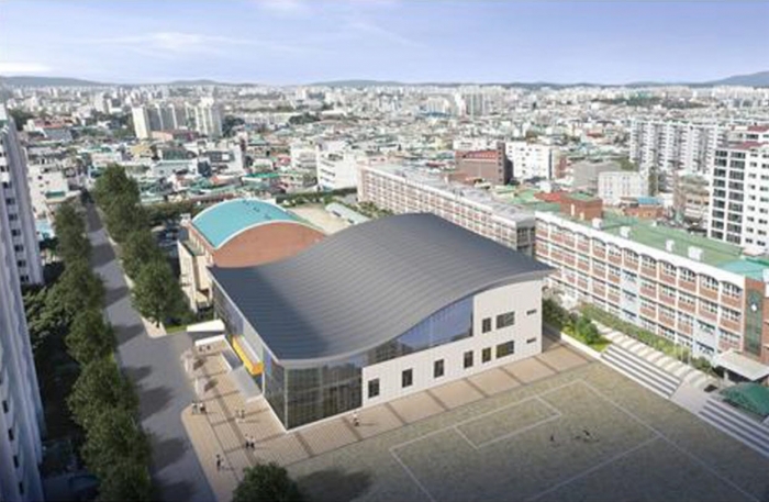 반다비 복합체육센터 투시도