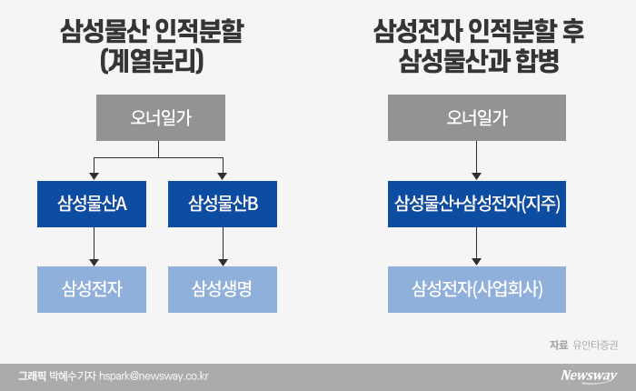 물산 지주사 전환이냐, 전자 인적분할이냐 기사의 사진