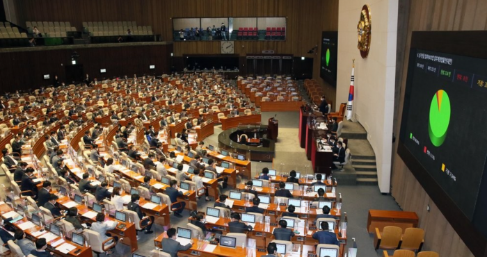 국회 본회의에서 상가건물 임대차보호법 개정안이 통과됐다. 사진=연합뉴스