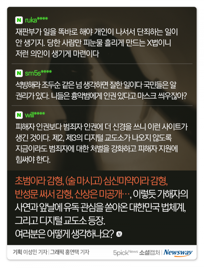 디지털 교도소 운영자 이례적 신속검거에 “n번방은 안 잡고···” 기사의 사진