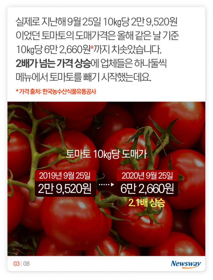 햄버거에 토마토가 없다니, 그게 무슨 소리요? 기사의 사진