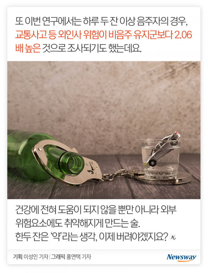 술, 하루 한두 잔은 정말 몸에 좋을까 기사의 사진