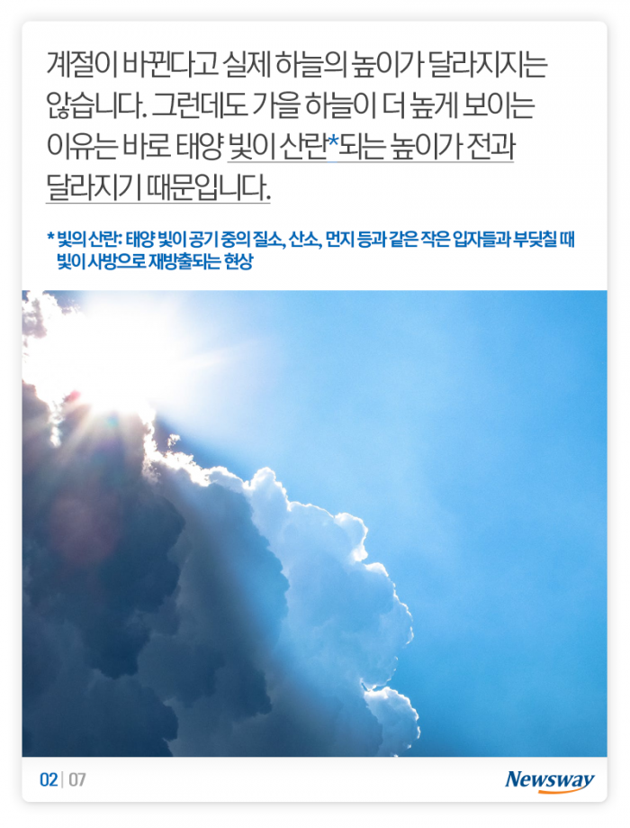 정말 가을 하늘은 더 높고 파랄까? 기사의 사진