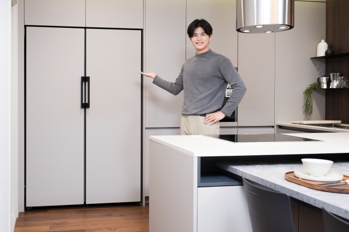 삼성전자, 비스포크 냉장고 패널 디자인 확대 기사의 사진