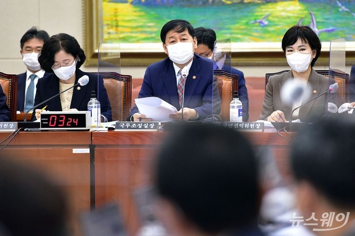 정무위원회 국정감사-국무조정실,국무총리비서실,공정거래위,국민권익위등 종합감사. 사진=이수길 기자 leo2004@newsway.co.kr