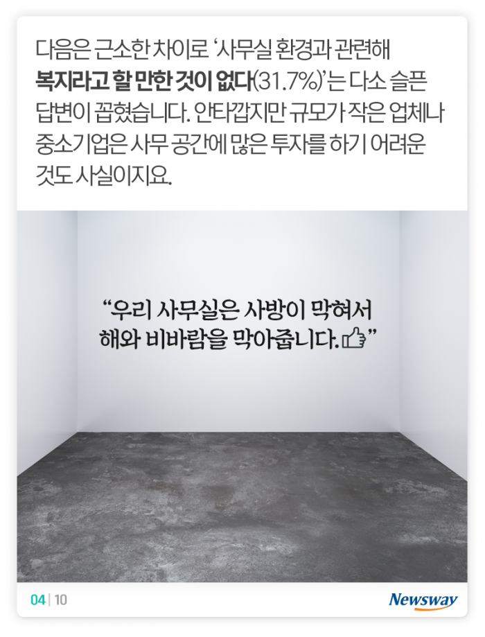 ‘열일’ 의지 꺾는 우리 사무실···그중 제일 불편한 건 기사의 사진