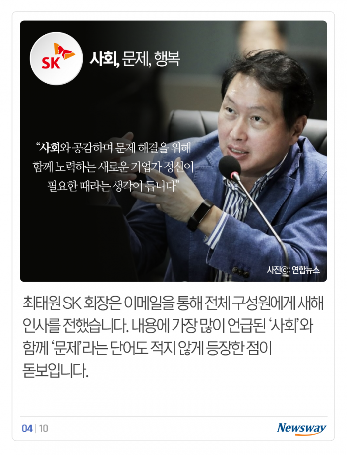 코로나가 바꾼 신년사···올해는 경쟁 대신 ‘○○’ 기사의 사진