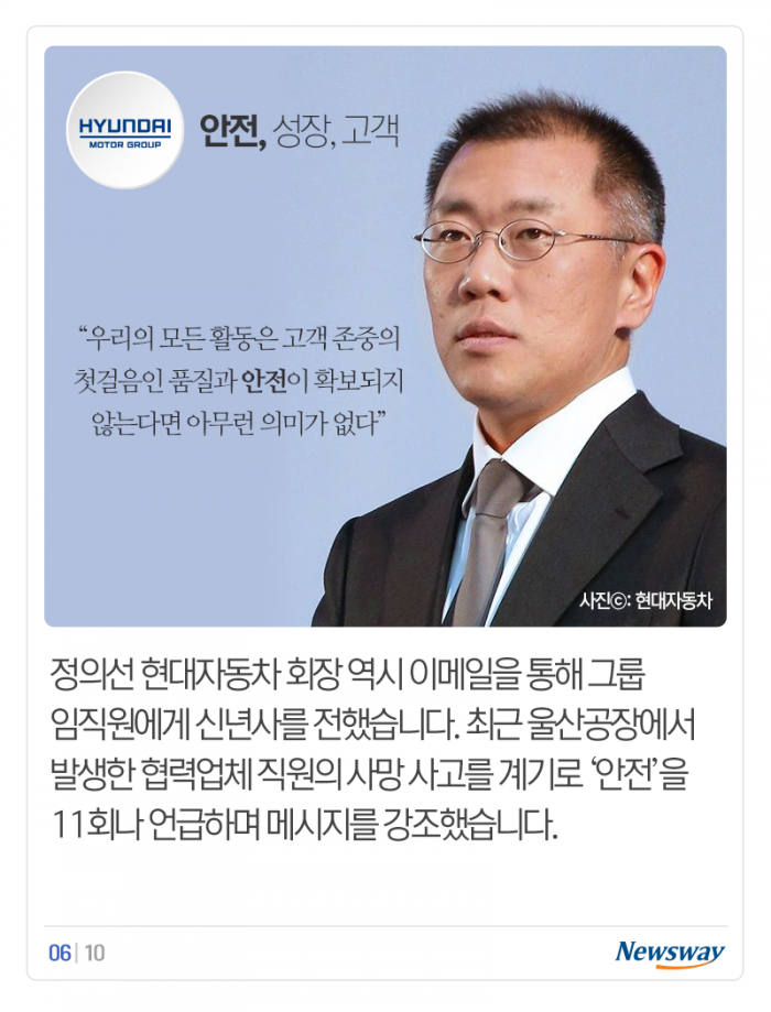 코로나가 바꾼 신년사···올해는 경쟁 대신 ‘○○’ 기사의 사진