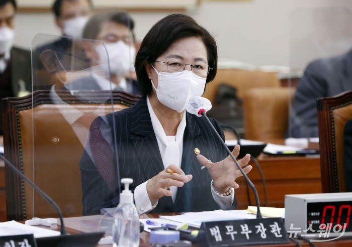 추미애 전 법무부 장관. 사진=이수길 기자 leo2004@newsway.co.kr