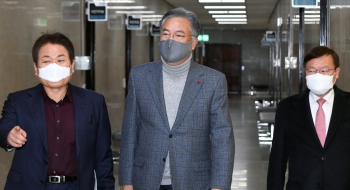 공천관리위원회 참석하는 정진석 국민의힘 공관위원장. 사진=연합뉴스