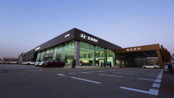 베이징현대 딜러점 전경. 사진=현대차그룹