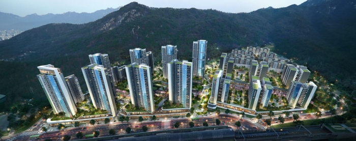 상계2구역 주택재개발정비사업 조감도. 사진=대우건설·동부건설