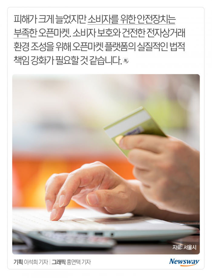 소비자 피해 2배 늘었는데 안내문만 추가하고 끝? 기사의 사진