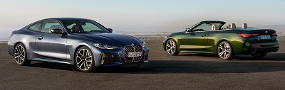 BMW 뉴 4시리즈 쿠페와 뉴 4시리즈 컨버터블. 사진=BMW 제공