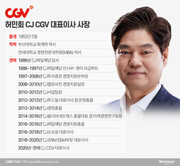 ‘그룹 해결사’ 허민회 CJ CGV 대표이사 사장 기사의 사진