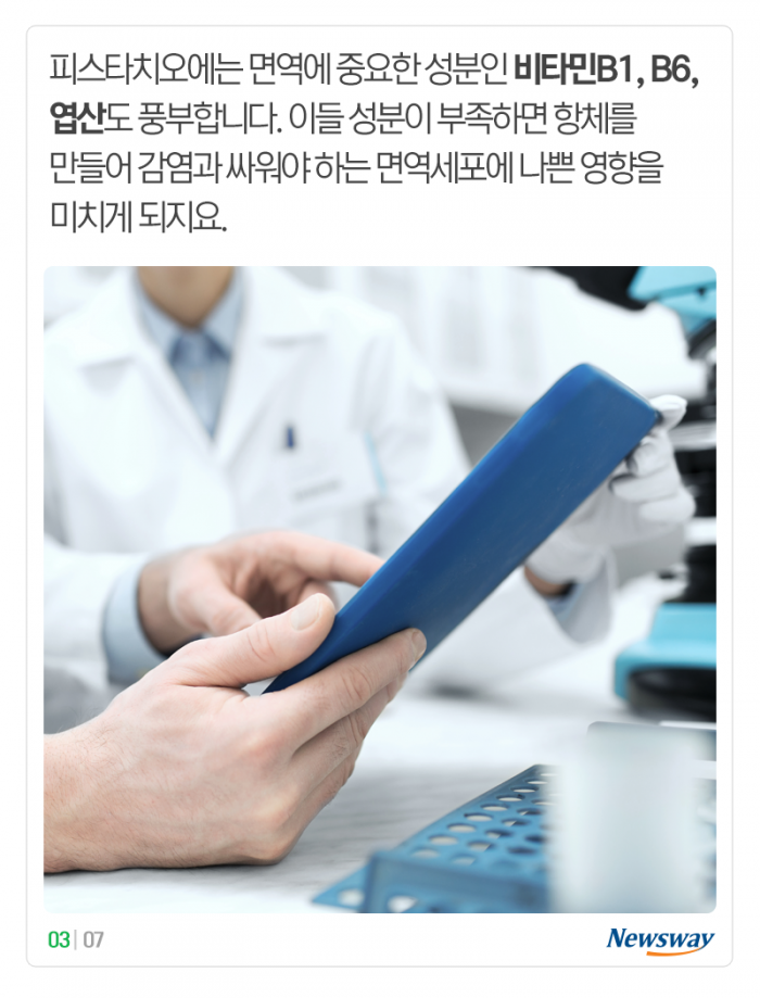 면역 강화 성분이 11가지나 있다는 이 견과류 기사의 사진