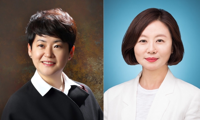 LG하우시스 사외이사로 추천 받은 서수경 숙명여대 환경디자인과 교수(왼쪽)와 지투알 사외이사로 추천 받은 최세정 고려대 미디어학부 교수(오른쪽)