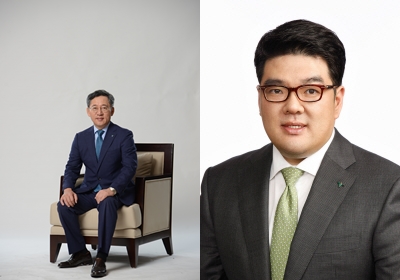 사진= 박성호 하나은행장 후보(左), 이은형 하나금융투자 대표 후보
