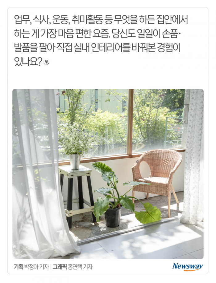 인테리어 新트렌드 ‘유튜브로 배워서 나 홀로’ 기사의 사진