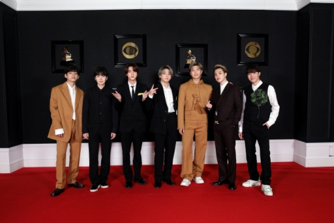 방탄소년단(BTS), 그래미 수상 불발···“더 열심히 달리겠다”