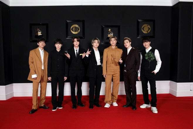 방탄소년단(BTS), 그래미 수상 불발···“더 열심히 달리겠다” / 사진=빅히트