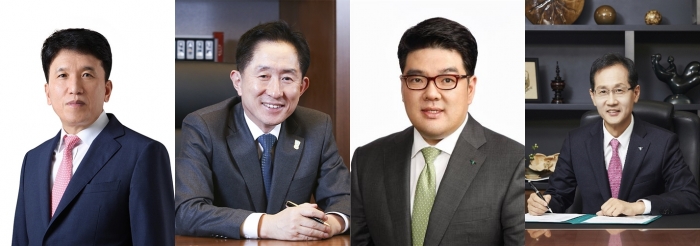 함영주(左), 이진국, 이은형, 지성규.