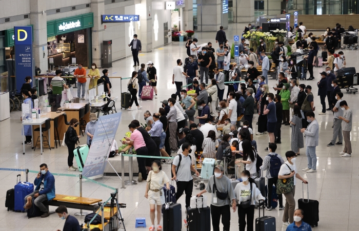 인천국제공항 제1여객터미널 입국장. 사진=연합뉴스 제공